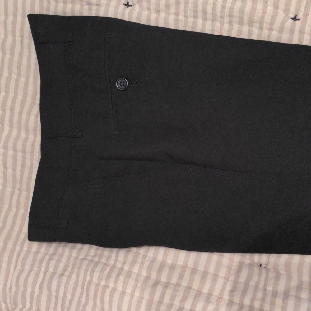 Boys black dress pants